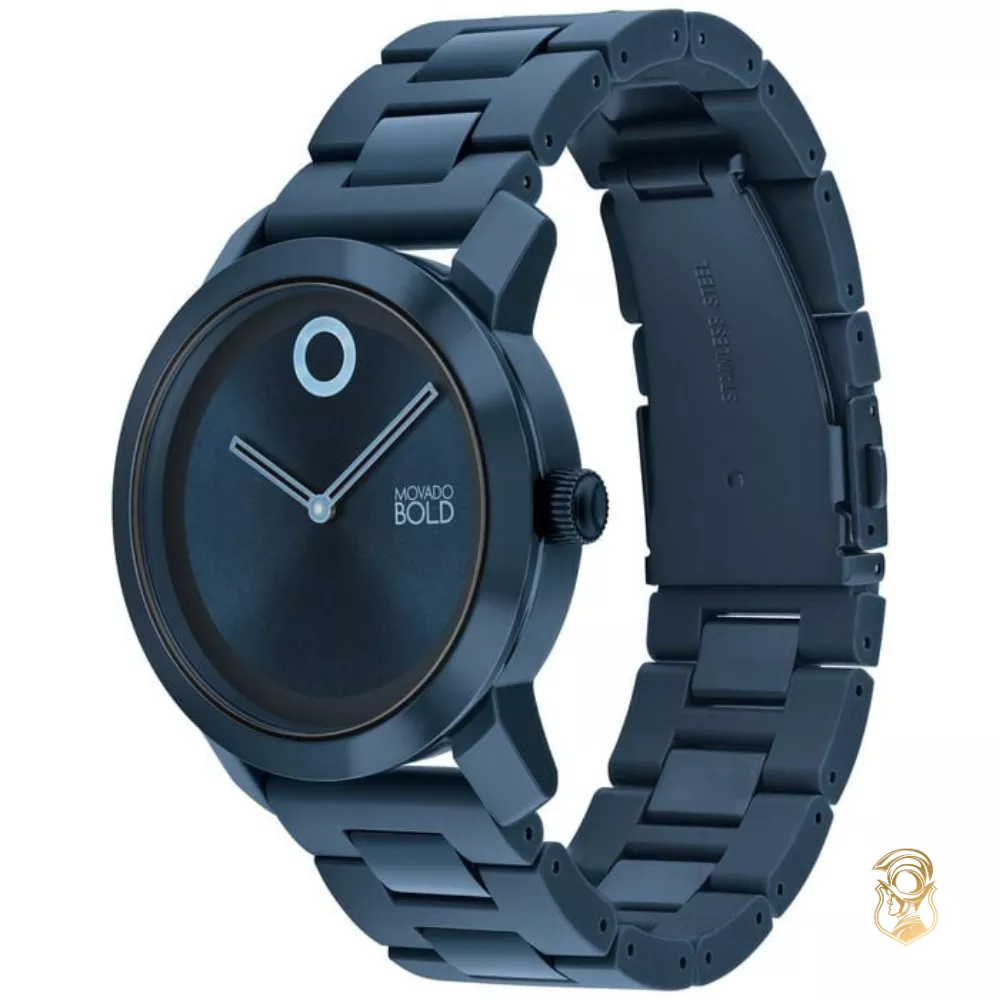 Movado Bold Impulse Blue-Tone Watch 42mm