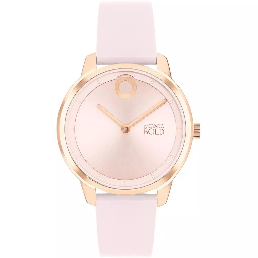 Movado Bold Pink - Tone Women's Watch 34mm