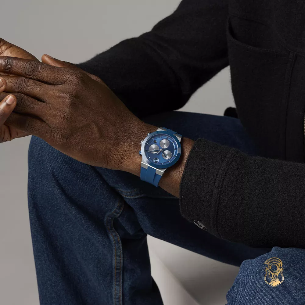 Movado Bold Fusion Chronograph Blue Watch 44mm