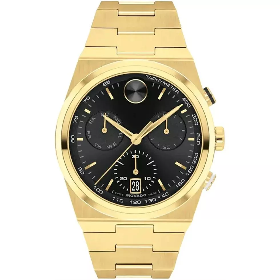Movado Bold Quest Chronograph Watch 42mm