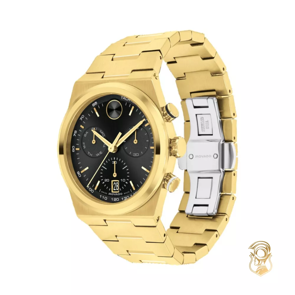 Movado Bold Quest Chronograph Watch 42mm