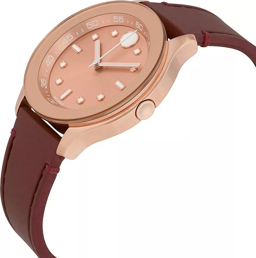 Movado Bold Rose Gold-Tone Dial Watch 38mm