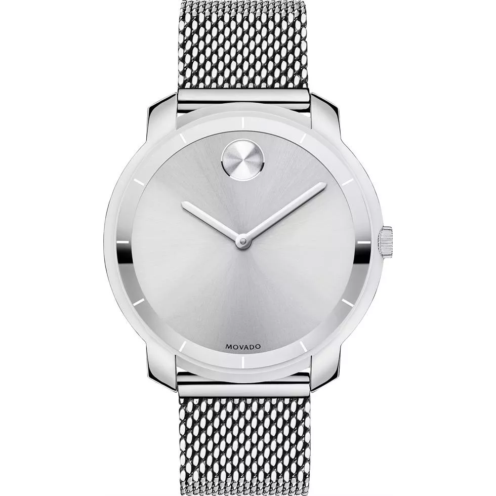 MOVADO Bold Silver Dial Ladies Watch 36mm