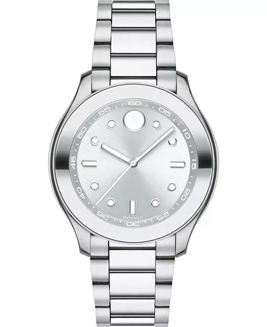 MOVADO Bold Silver Dial Ladies Watch 38mm