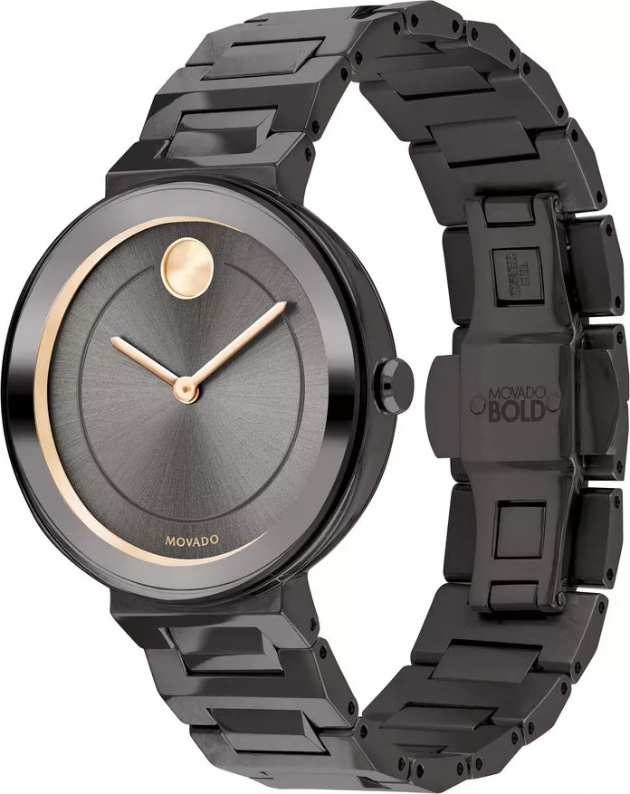 Movado Bold Grey Ladies Watch 34mm