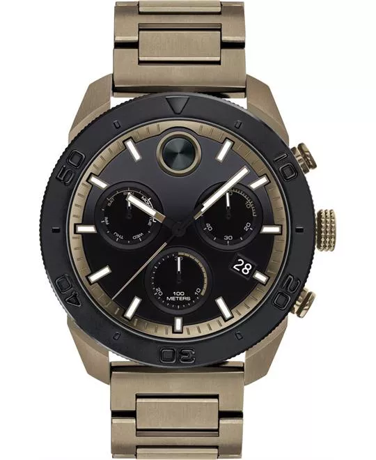 Movado Bold Sport Chronograph Watch 44.5mm