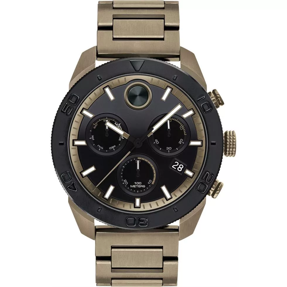 Movado Bold Sport Chronograph Watch 44.5mm