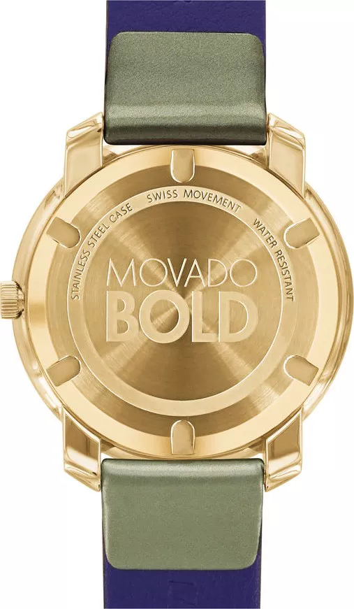 MOVADO Bold Sunray Dial Green Laides Watch 36mm