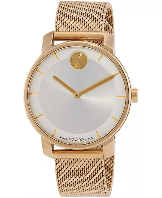 Movado Bold Sunray Dial Watch 34mm