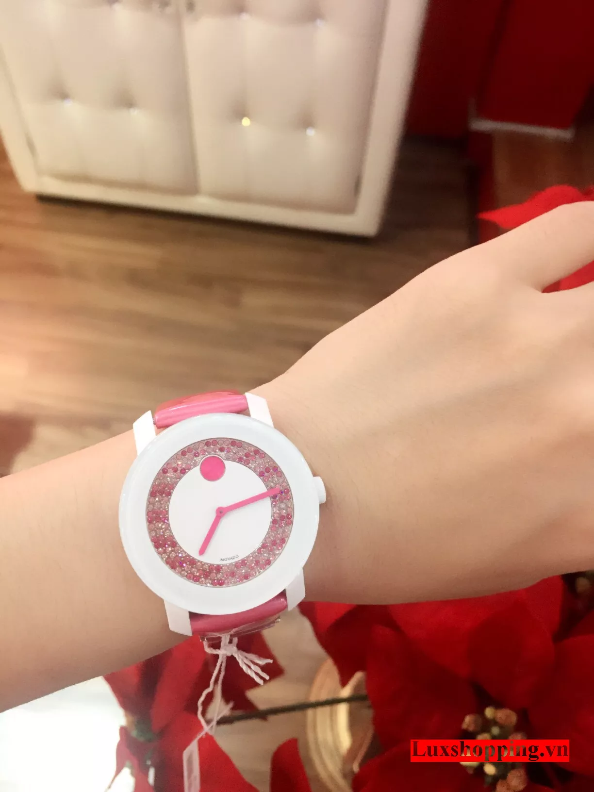 Movado Bold Swiss Pink Watch 36mm 