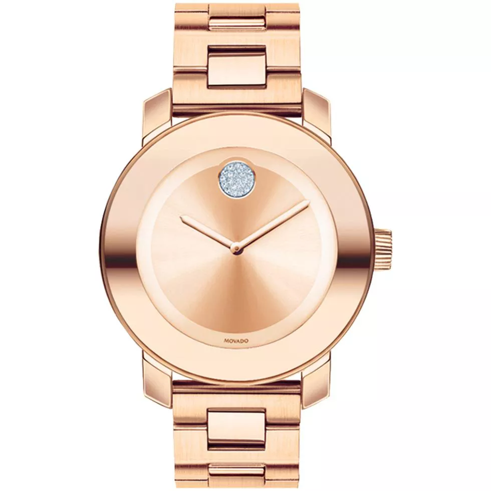 MOVADO Bold Swiss Rose Gold Watch 36mm