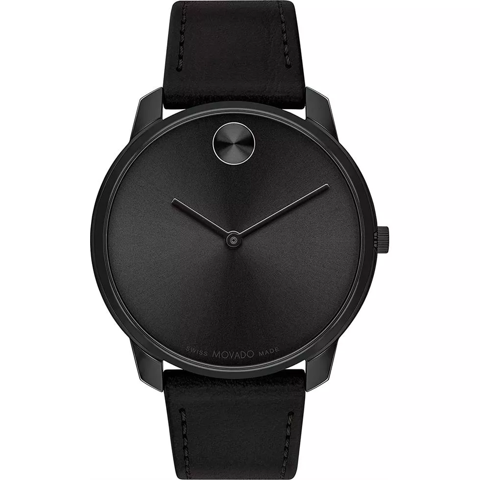 Movado Bold Thin Black Dial Men's Watch 42mm