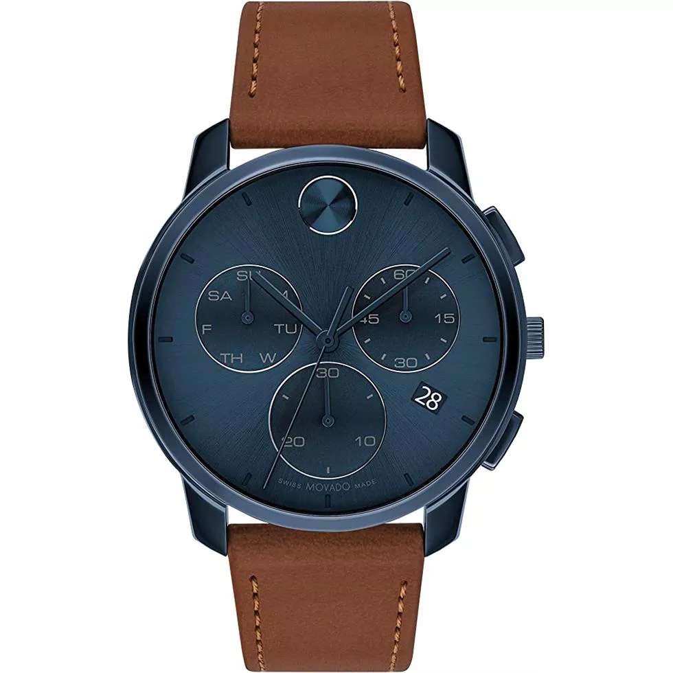 Movado Bold Thin Chronograph Watch 42MM