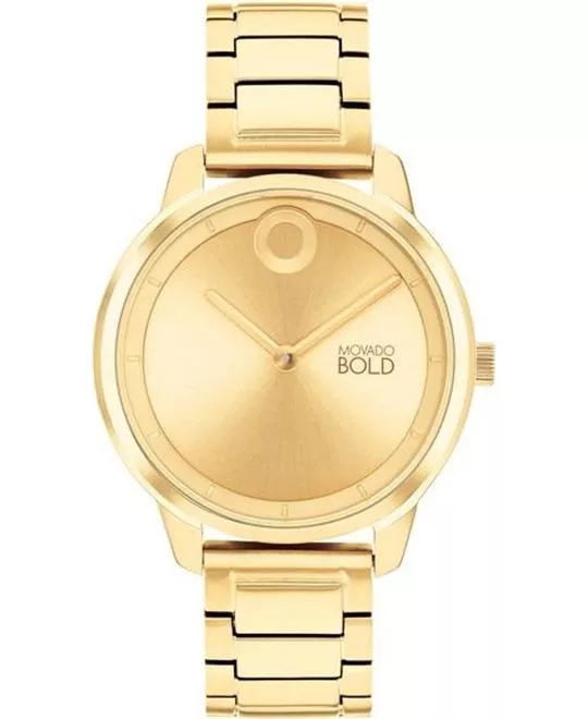 Movado Bold Trend Element Gold-Tone Watch 34mm