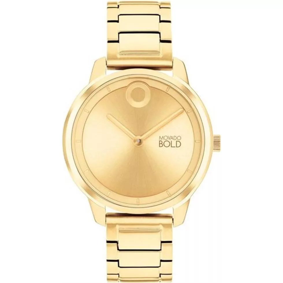 Movado Bold Trend Element Gold-Tone Watch 34mm