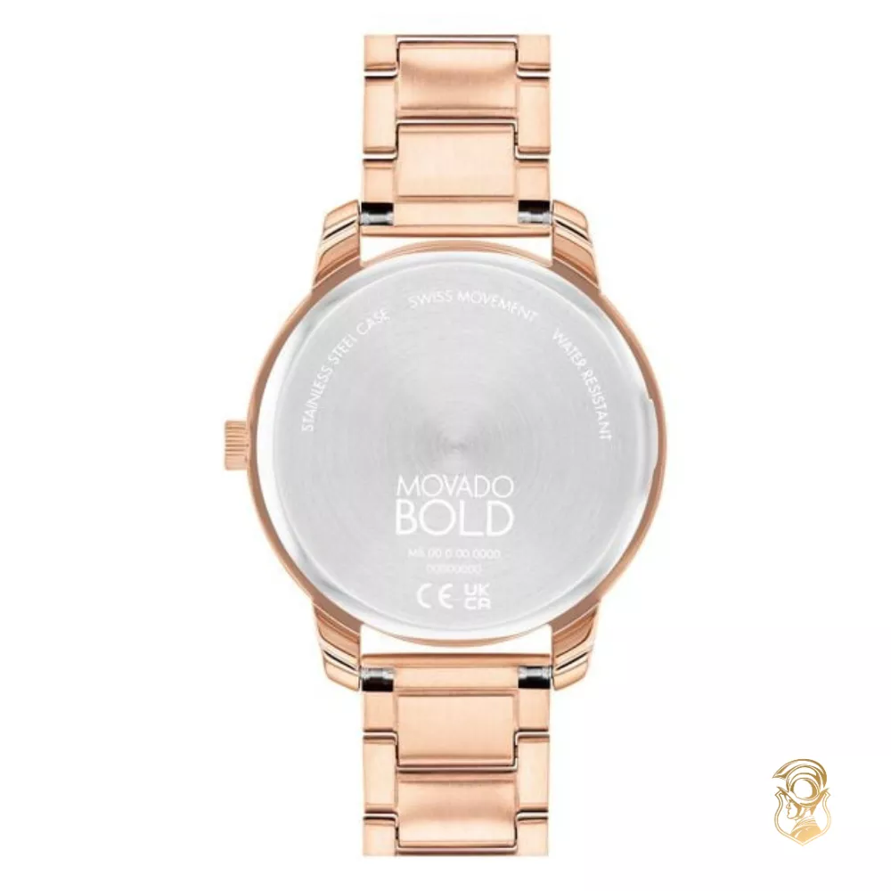 Movado Bold Trend Element Rose Gold-Tone Watch 34mm