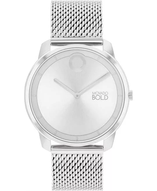 Movado Bold Trend Element White-Tone Men's Watch 40mm