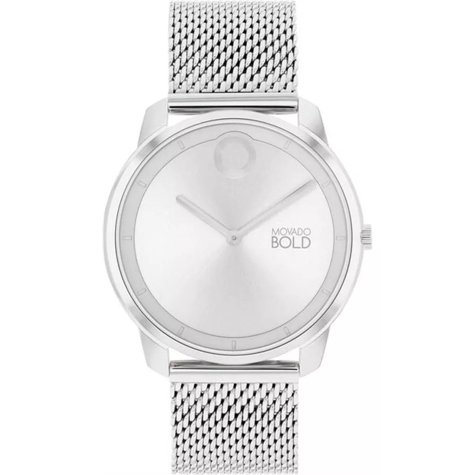 Movado Bold Trend Element White-Tone Men's Watch 40mm