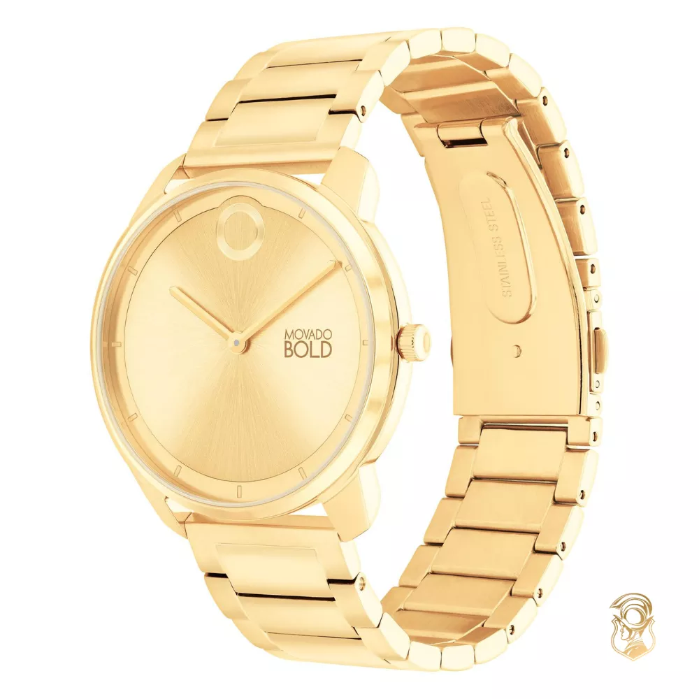 Movado Bold Trend Gold-Tone Men's Watch 40mm