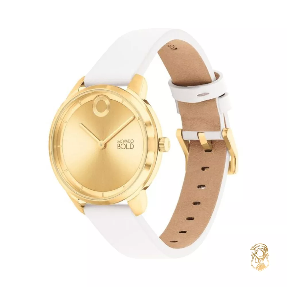 Movado Bold Trend Gold-Tone Watch 34mm