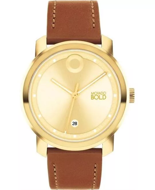 Movado Bold Trend Gold-Tone Watch 36mm 