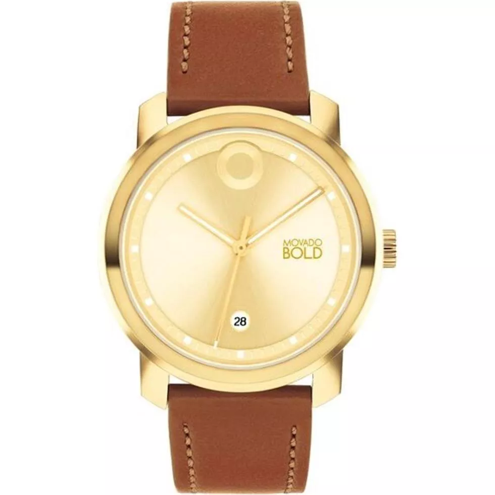 Movado Bold Trend Gold-Tone Watch 36mm 