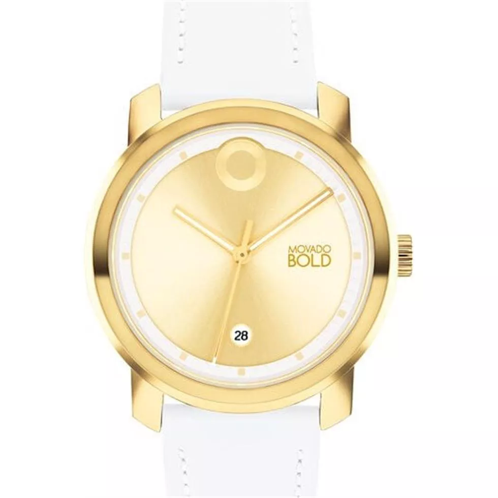 Movado Bold Trend Gold-Tone Watch 36mm