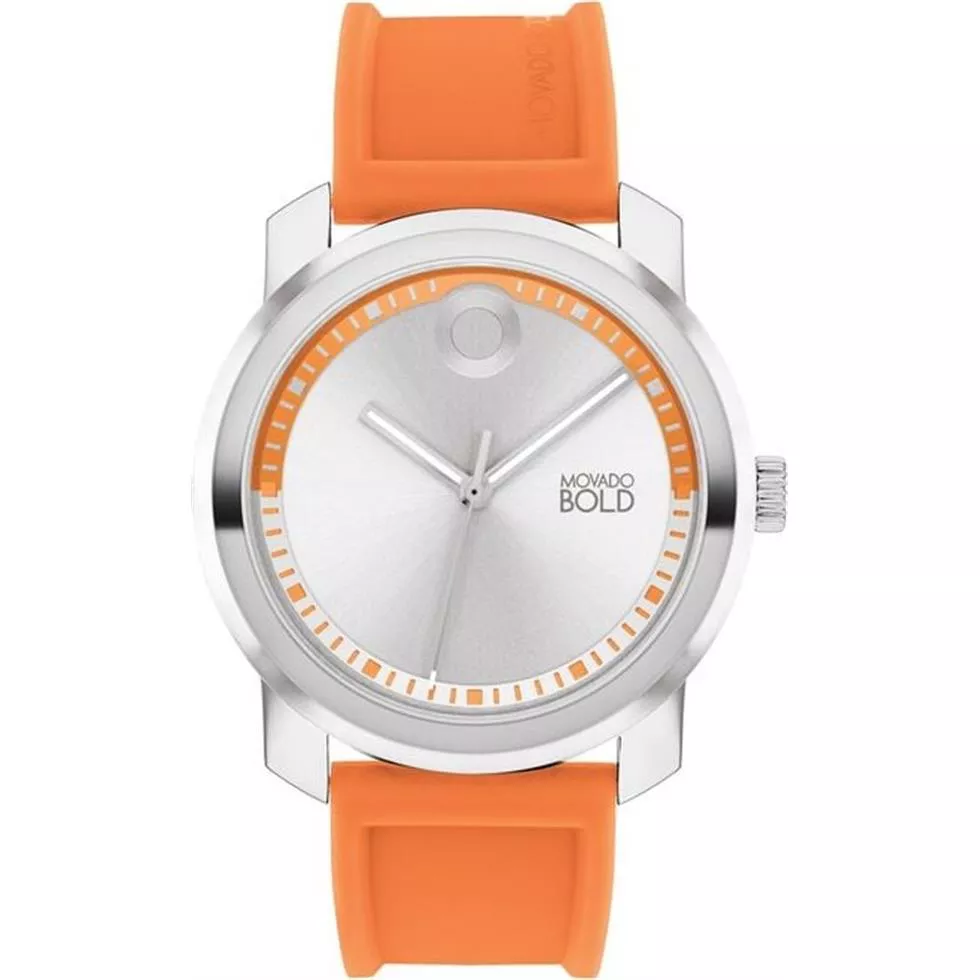 Movado Bold Trend Propel Orange-Tone Watch 43mm