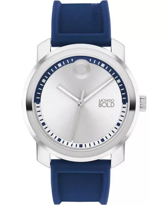 Movado Bold Trend Propel Silver-Tone Watch 43mm