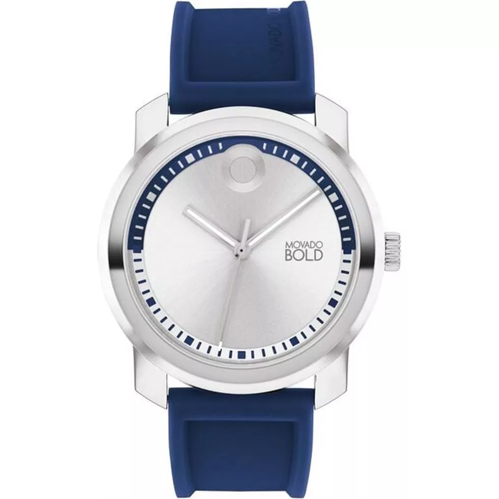 Movado Bold Trend Propel Silver-Tone Watch 43mm