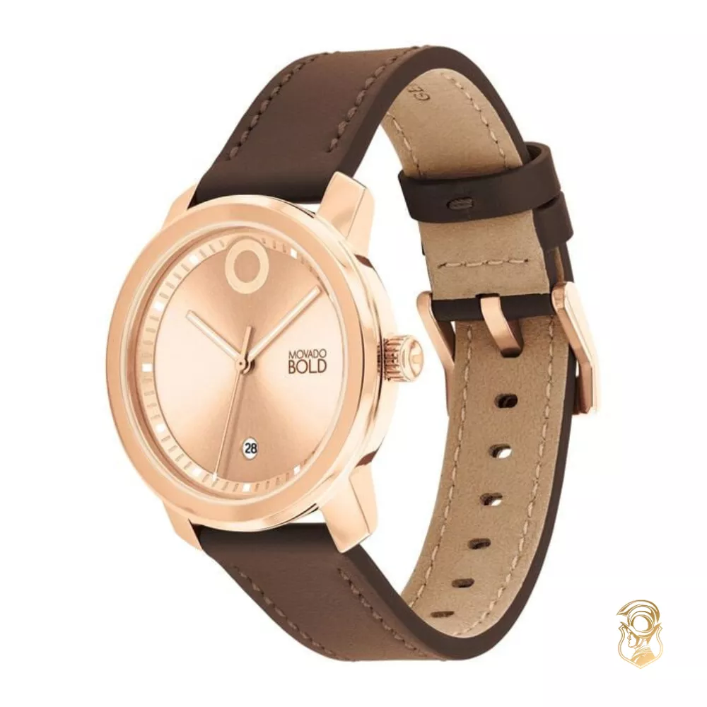 Movado Bold Trend Rose Gold-Tone Watch 36mm