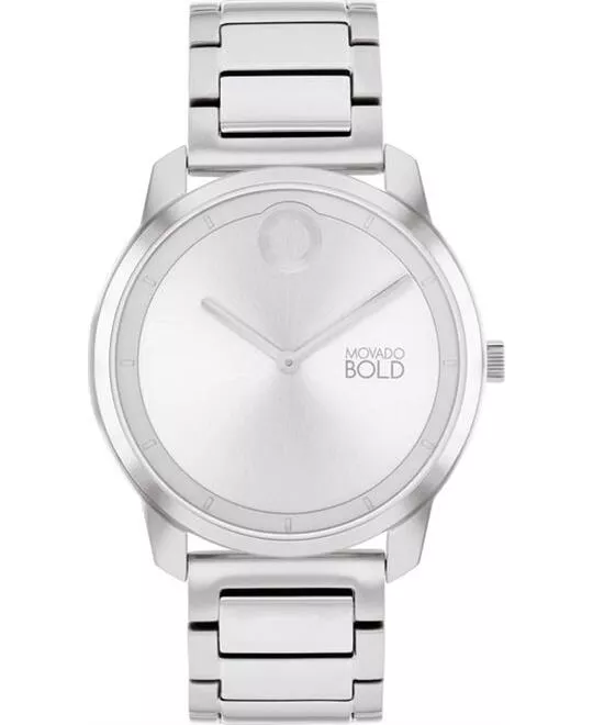 Movado Bold Trend Silver-Tone Men's Watch 40mm