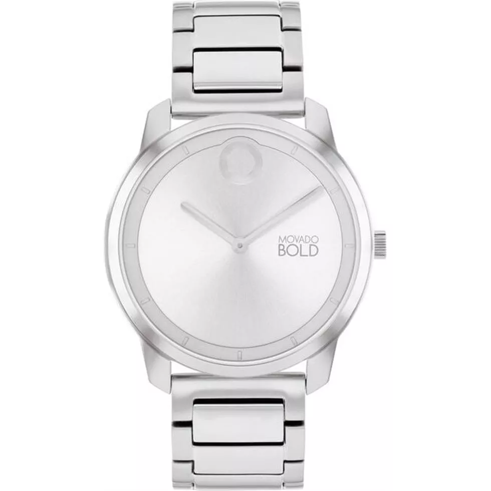 Movado Bold Trend Silver-Tone Men's Watch 40mm