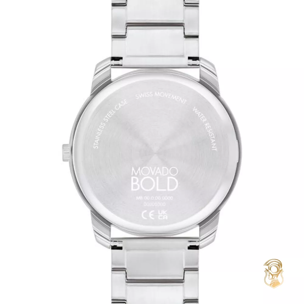 Movado Bold Trend Silver-Tone Men's Watch 40mm