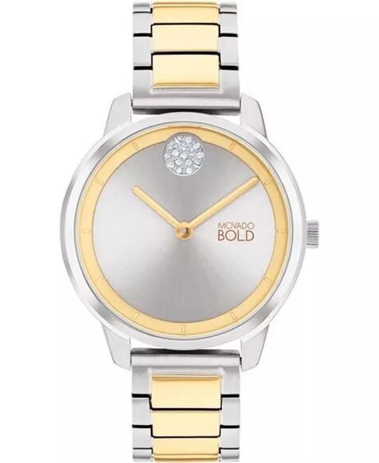 Movado Bold Two-Tone Women's Watch 34mm