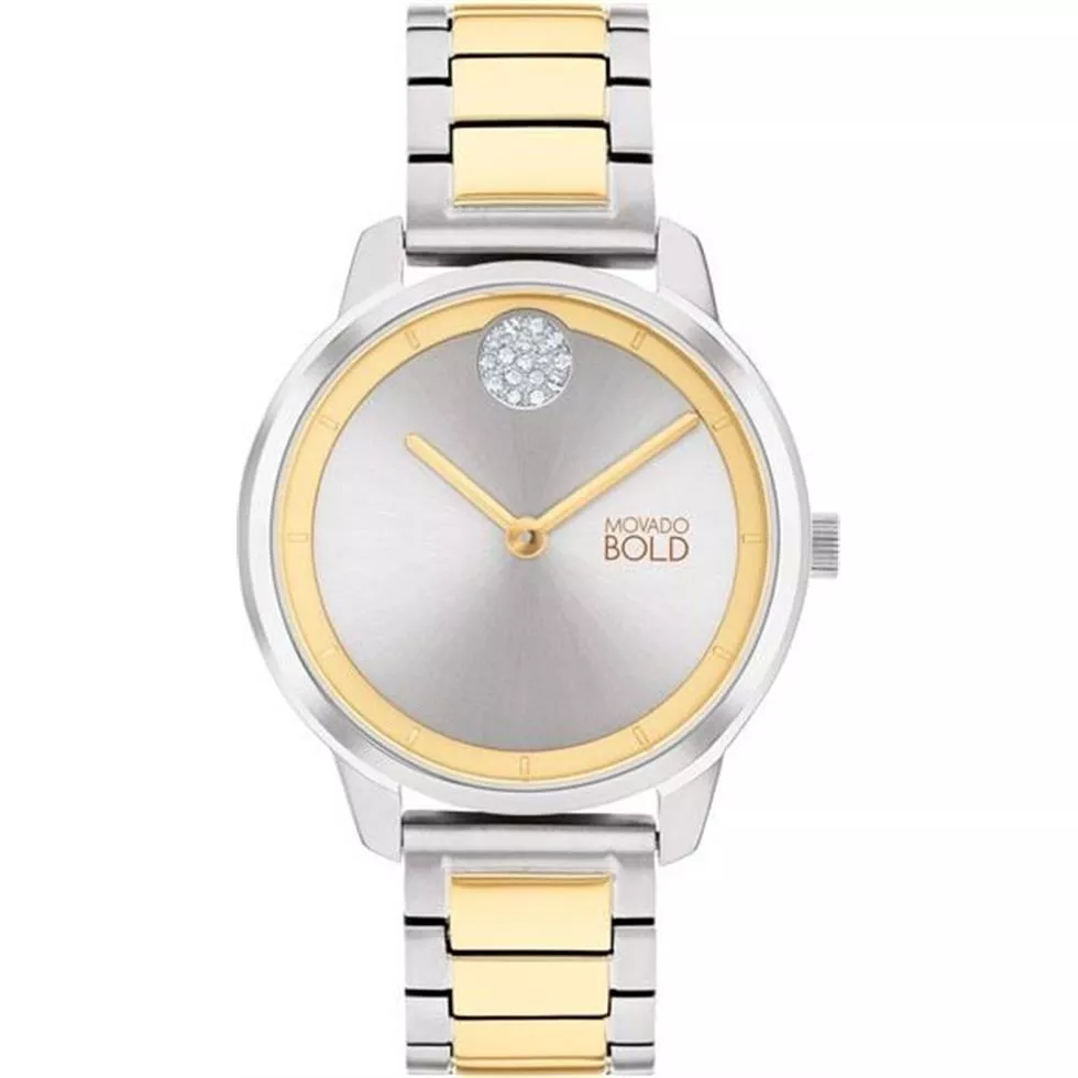 Movado Bold Two-Tone Women's Watch 34mm