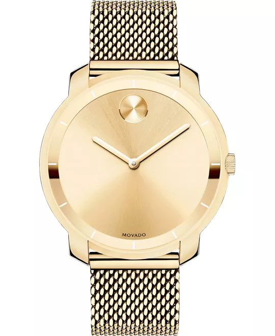Movado Bold Swiss Gold Ion Watch 36mm 