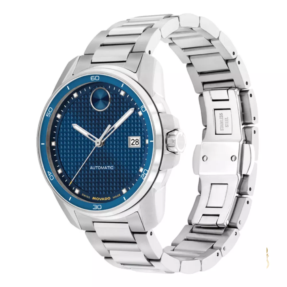 Movado Bold Verso Automatic Blue Watch 41mm