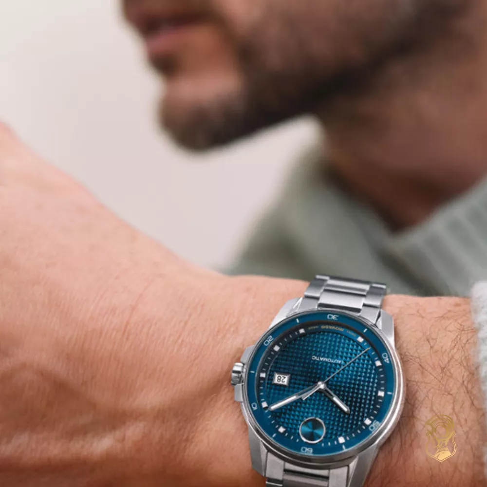 Movado Bold Verso Automatic Blue Watch 41mm