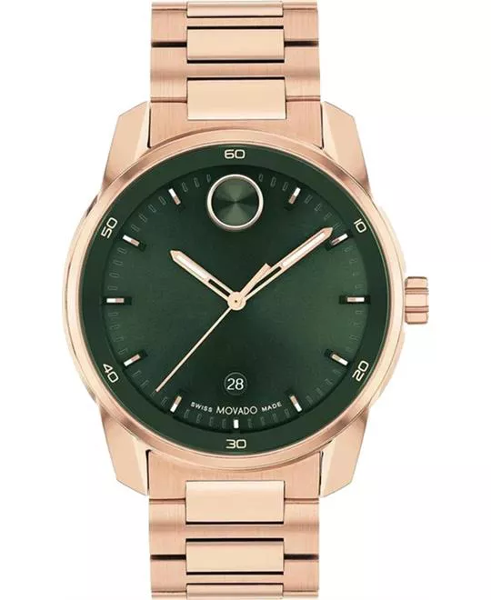 Movado Bold Verso Quartz Green Watch 42mm