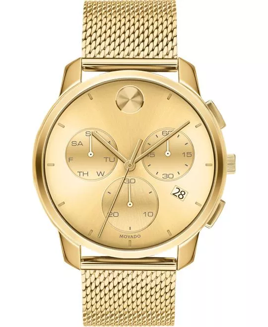 Movado Bold Yellow Watch 42mm