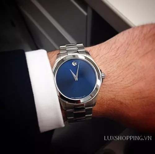Movado Collection Blue Watch 38mm