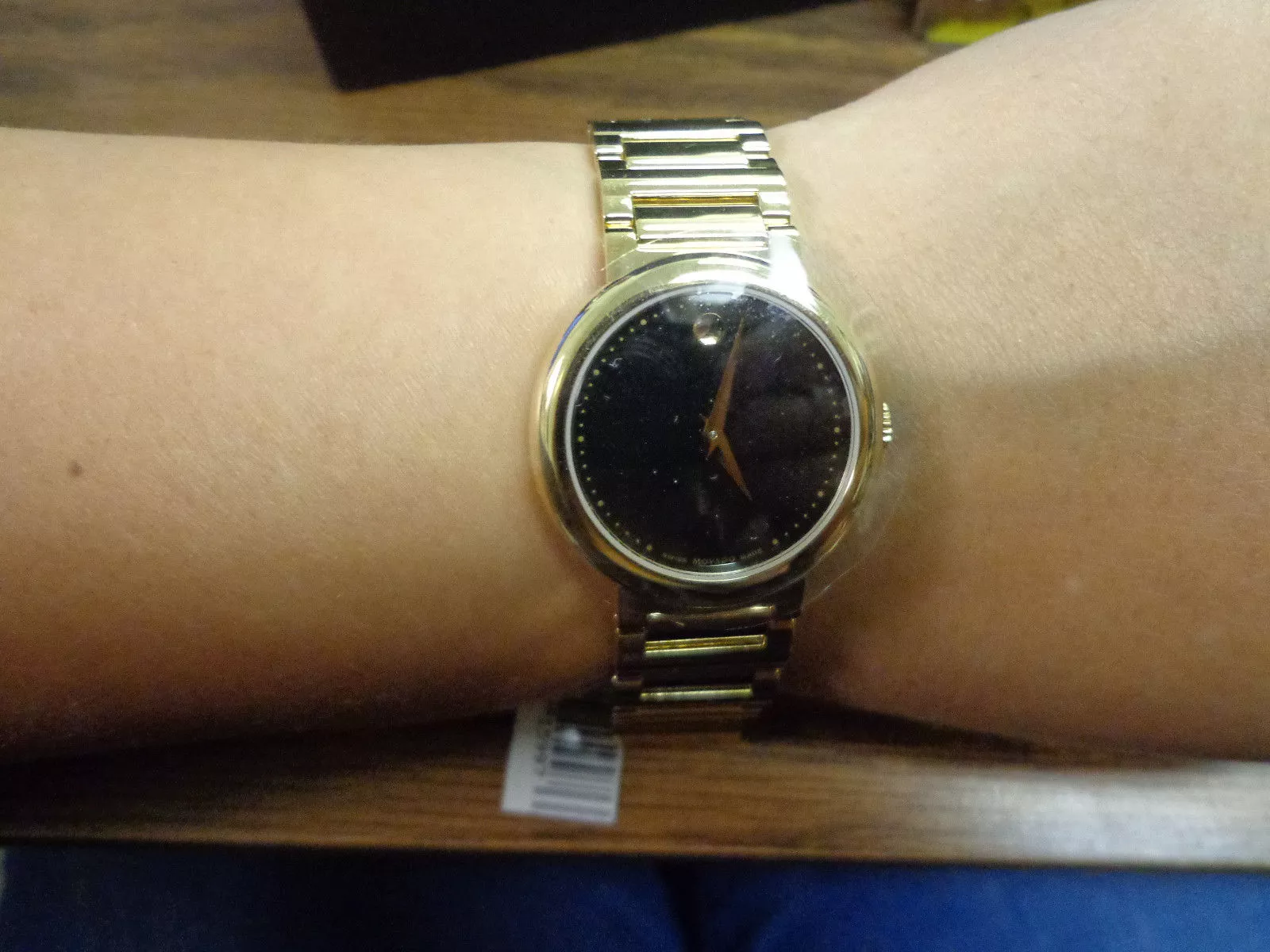Movado Concerto Gold-Plated Ladies Watch 30mm