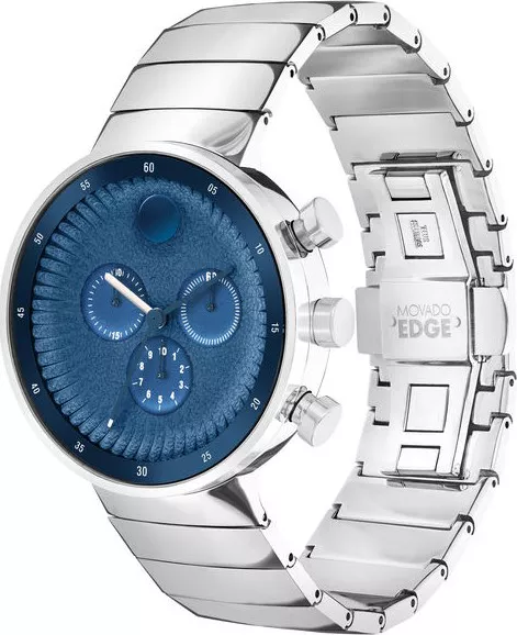 Movado Edge Chronograph Stainless Steel Watch 42mm