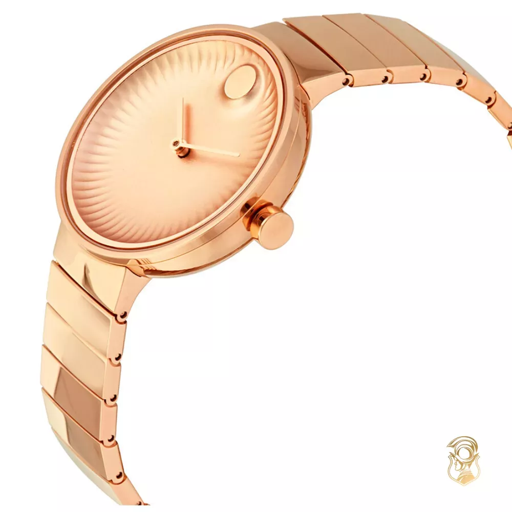 Movado Edge Rose Gold Watch 34mm