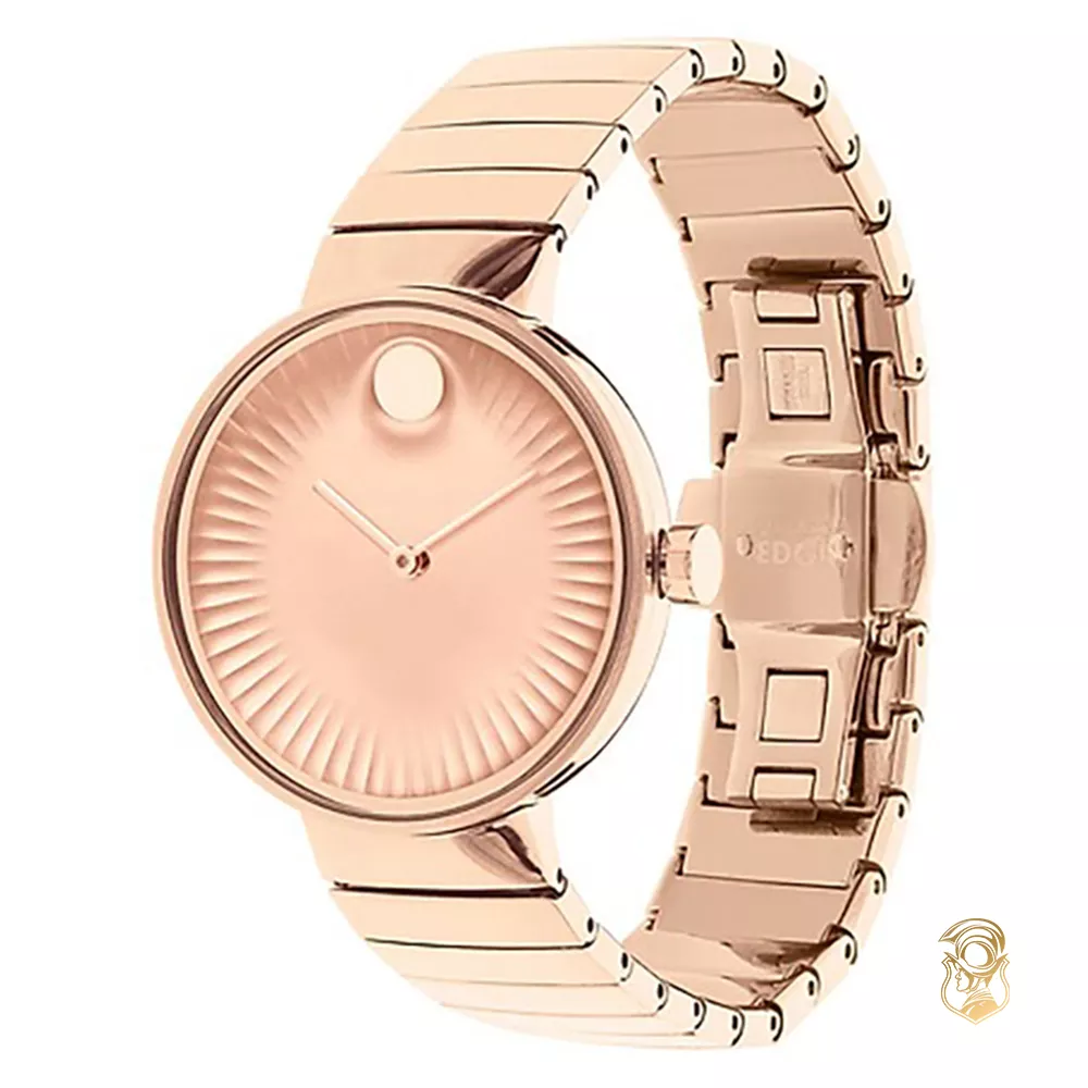 Movado Edge Rose Gold Watch 34mm