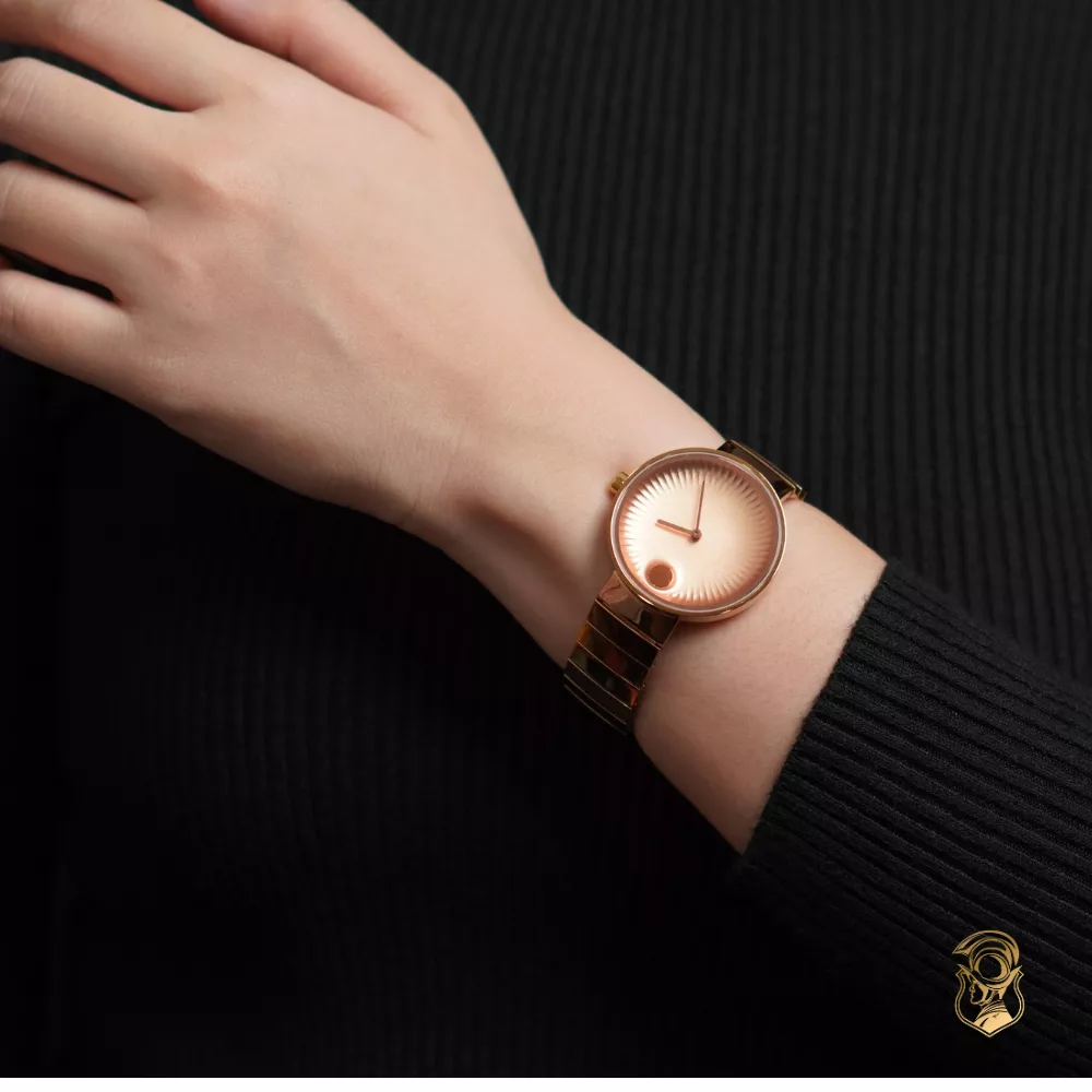 Movado Edge Rose Gold Watch 34mm