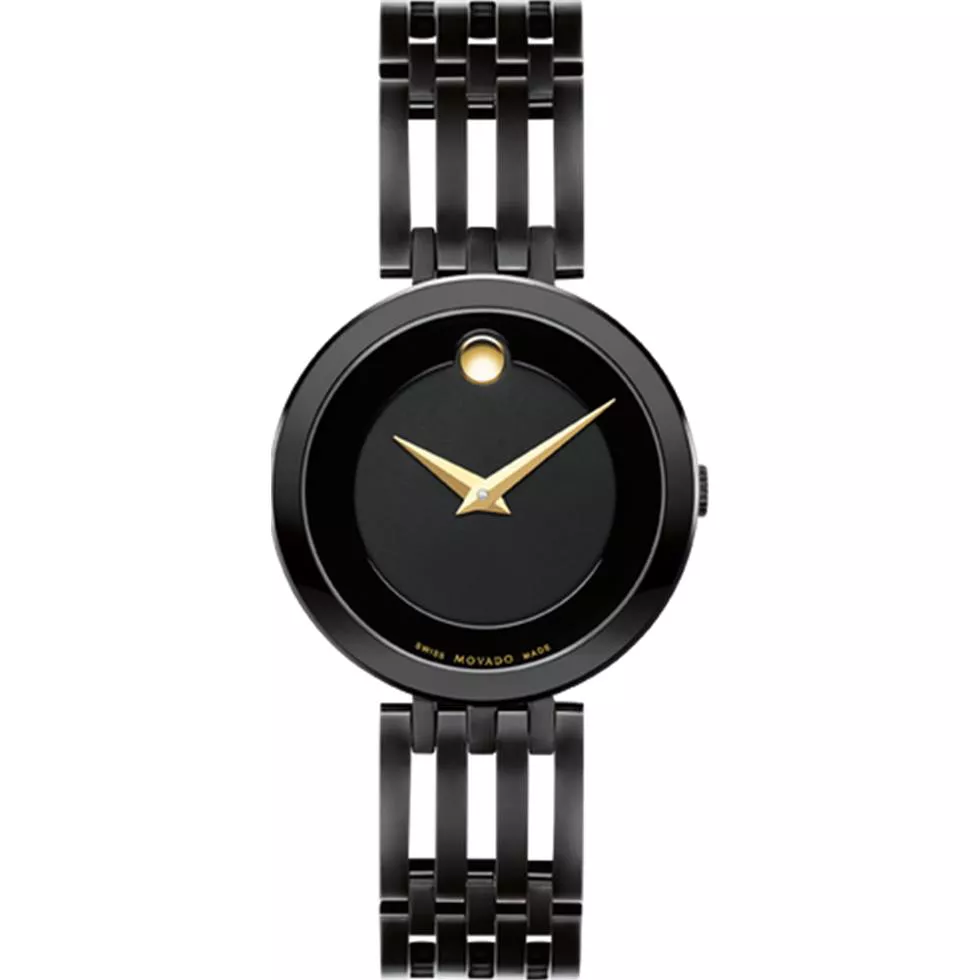 Movado Esperanza Black Watch 28mm