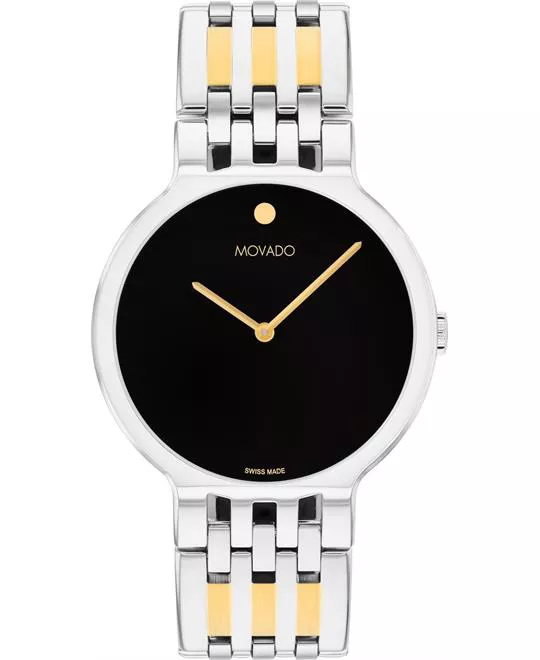 Movado Essence Two-Tone Unisex Watch 38mm