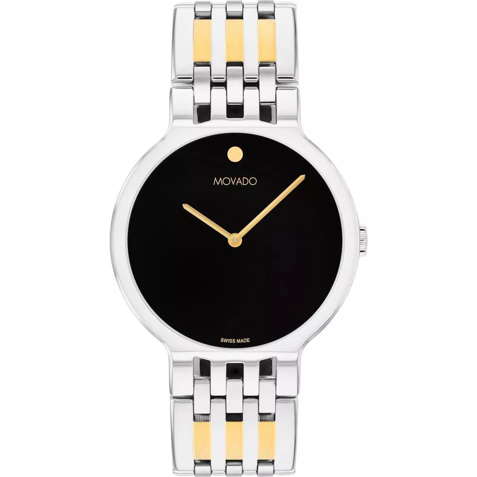 Movado Essence Two-Tone Unisex Watch 38mm